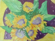 A Burst of Blooms Art Show