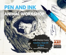 Dip Pen and Ink Animals