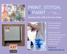 Print, Stitch, & Paint (3 weeks)