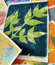 Nature Gelli Plate Monoprinting (ages 10-16)