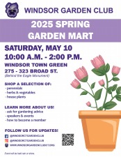 Windsor Garden Club Garden Spring Garden Mart