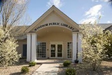 Llama at Windsor Public Library