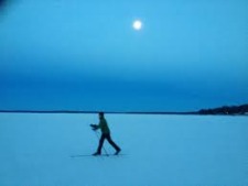 Snow Moon Skiing at Northwest Park