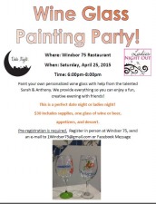 Wine Glass Painting Party!